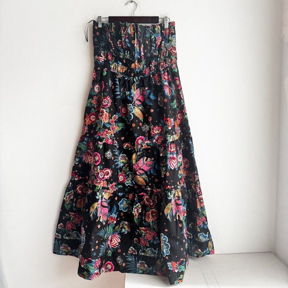 The Somerset Maxi Dress: Strapless Edition Floral L